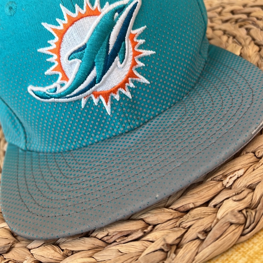 Men's New Era Aqua Miami Dolphins 39THIRTY Flex Team Classic Hat NEW ERA - Picture 4 of 12